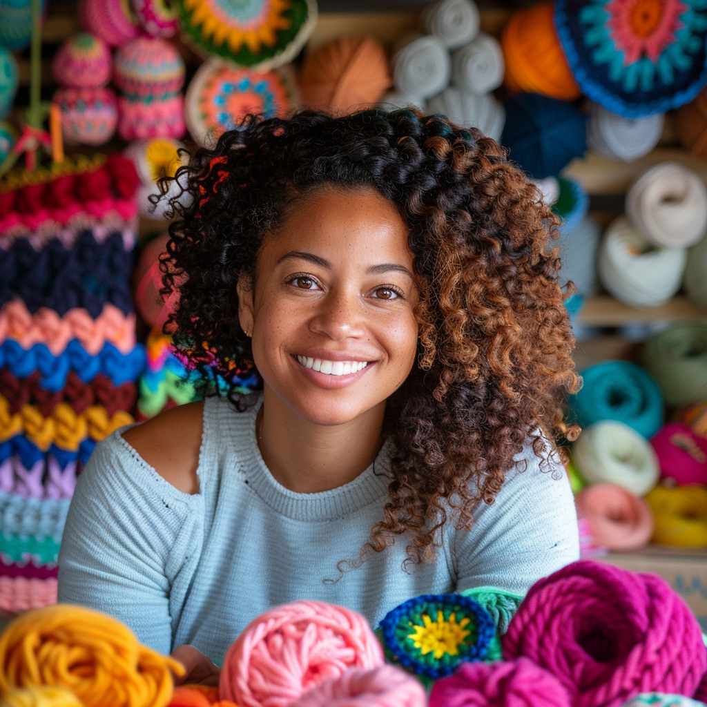 Aria Thompson - Community engagement leader fostering The Hook Journal crafting connections
