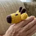 Giraffe Bookmark Amigurumi Pattern step 3 - details and accessories
