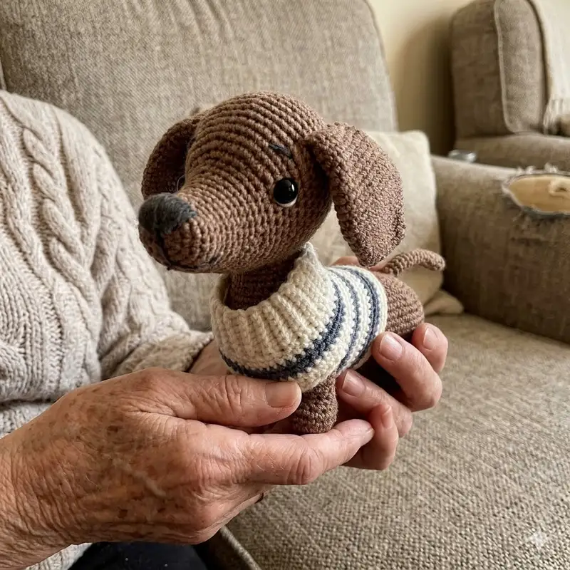 Complimentary Intermediate crochet pattern: Yumi the Dachshund Amigurumi Pattern - Simple to follow guide