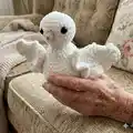 Dove Amigurumi Pattern step 3 - details and accessories