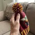 Gryffindor Colorwork Hat Crochet Pattern step 2 - assembly progress