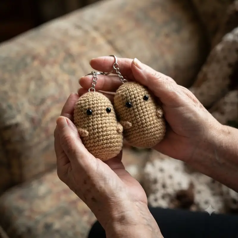 Complimentary Beginner Friendly crochet pattern: Positive Potato Amigurumi Pattern - Simple to follow guide