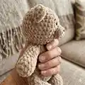 Disy: the bear Amigurumi Pattern step 2 - assembly progress