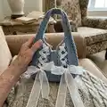 Cinta Bag Crochet Pattern step 4 - final assembly and finishing