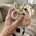 Cow Stacking Toy Amigurumi Pattern step 3 - details and accessories