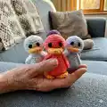 Dave The Duck Amigurumi Pattern step 3 - details and accessories