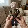 Grandpa Amigurumi Pattern step 2 - assembly progress