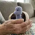 Baby Dino Amigurumi Pattern step 3 - details and accessories