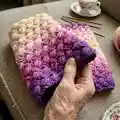Zig-Zag Blanket Pattern step 1 - construction progress