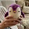 Brian the Penguin Amigurumi Pattern step 1 - construction progress