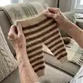 Adrian Pants Pattern step 1 - construction progress