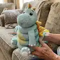 Stegosaurus Amigurumi Pattern step 4 - final assembly and finishing