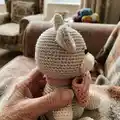 Asher the Ox Amigurumi Pattern step 2 - assembly progress