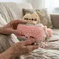 Kitty Toaster Amigurumi Pattern step 4 - final assembly and finishing