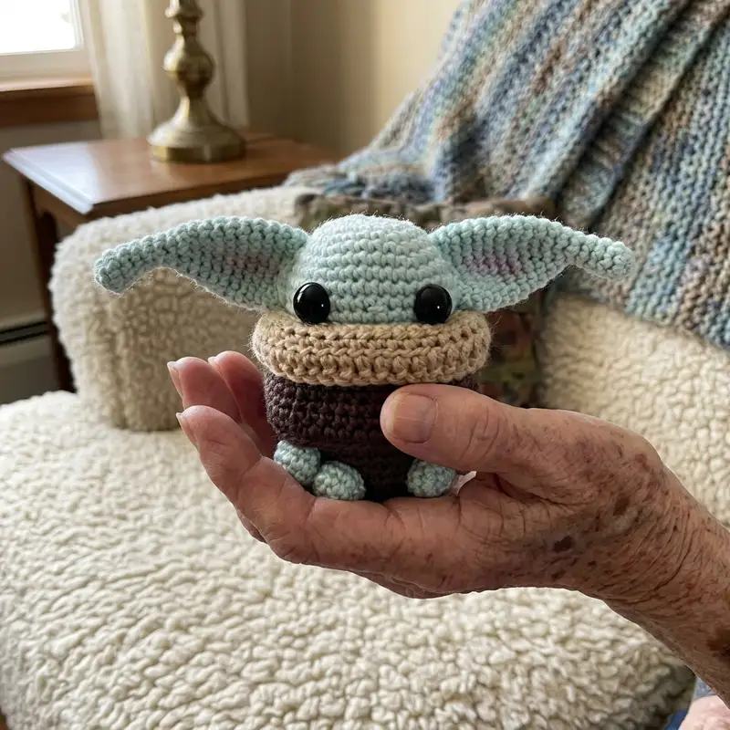 Complimentary Intermediate crochet pattern: Baby Alien Amigurumi Pattern - Simple to follow guide