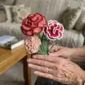 Crochet Flower Patterns Book Pattern step 2 - assembly progress
