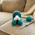 Among Us Crewmate Amigurumi Pattern step 3 - details and accessories