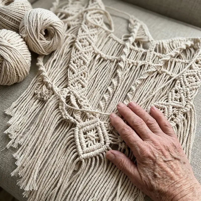 Complimentary Beginner Friendly crochet pattern: Macrame Knots Reference Pattern - Simple to follow guide