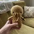 Baby Cthulhu Amigurumi Pattern step 4 - final assembly and finishing