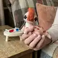 Parasaurolophus Ginny Amigurumi Pattern step 4 - final assembly and finishing