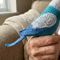 Budgerigar Amigurumi Pattern step 3 - details and accessories