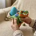 T-Rex Amigurumi Pattern step 4 - final assembly and finishing