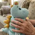 Stegosaurus Amigurumi Pattern step 2 - assembly progress