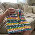 Granny Stitch Crochet Skirt Pattern step 3 - details and accessories