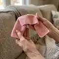 Caron Crochet Mesh Sleeves Pattern step 4 - final assembly and finishing