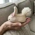 Hoppy Baby Bunny Slippers Pattern step 3 - details and accessories