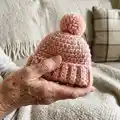 Free Crochet Hat Pattern step 2 - assembly progress