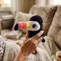 Toucan Amigurumi Pattern step 2 - assembly progress