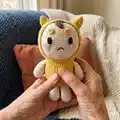 Mr. Buckwheat Amigurumi Pattern step 2 - assembly progress