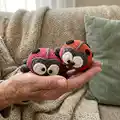 Ladybug Amigurumi Pattern step 4 - final assembly and finishing
