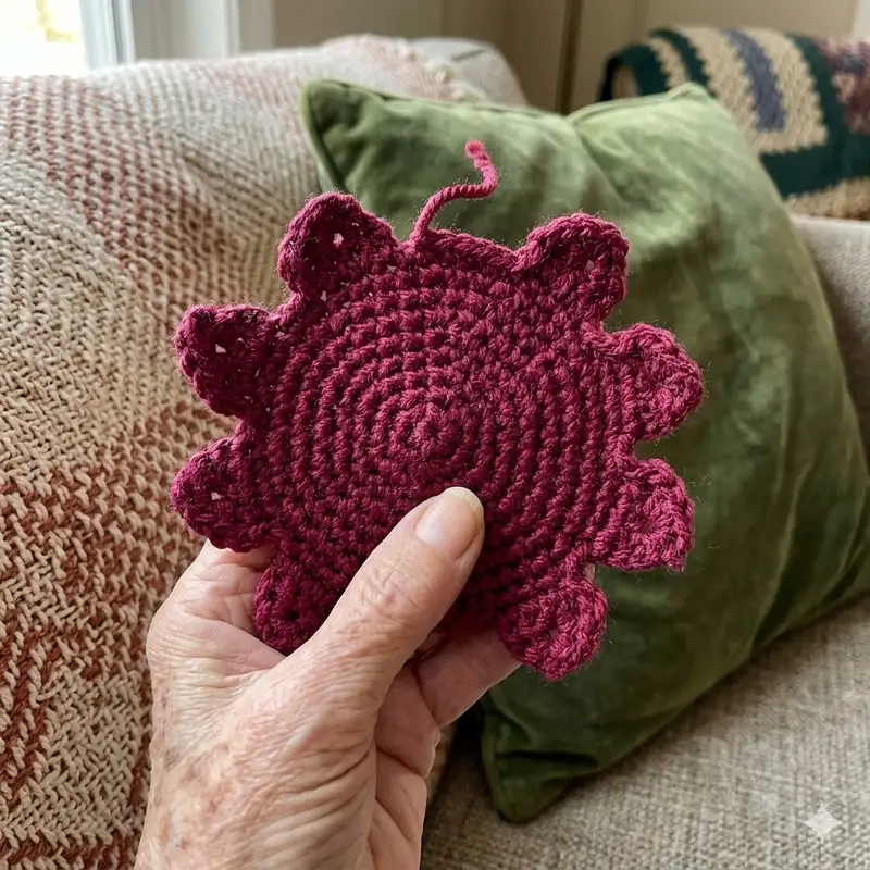 Complimentary Intermediate crochet pattern: HENNIFER CHICKEN CROCHET COASTER SET Pattern - Simple to follow guide