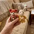 Victor Fox & Anna Bunny Amigurumi Pattern step 4 - final assembly and finishing
