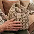 Winter Fairytail Crochet Bag Pattern step 1 - construction progress