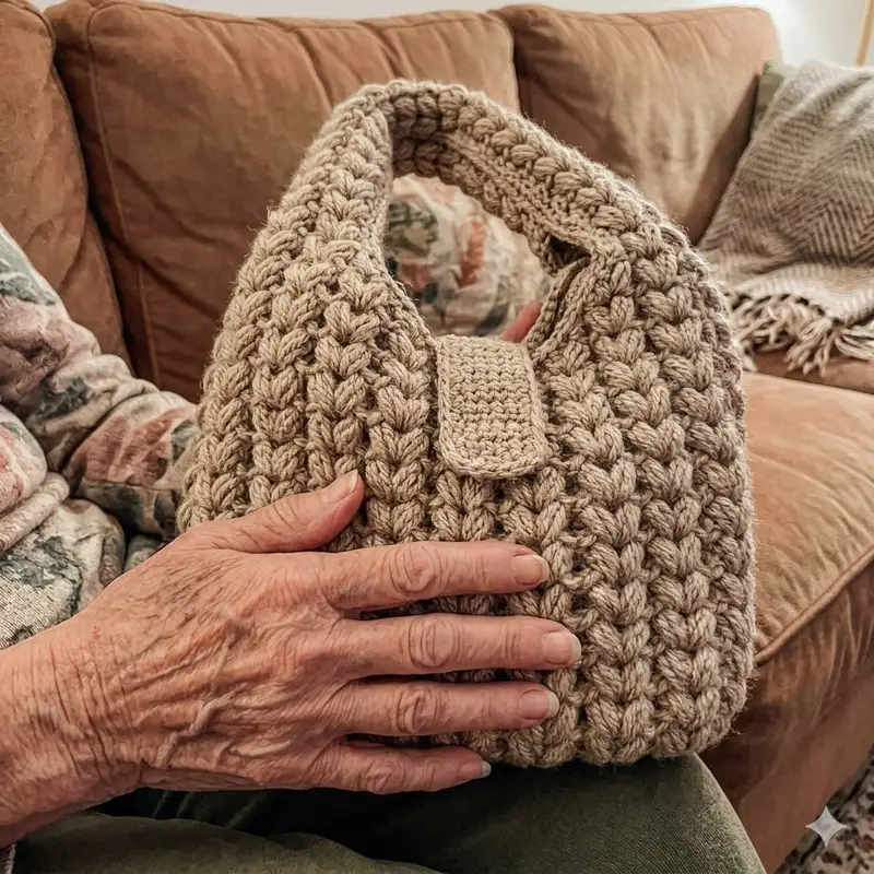 Complimentary Beginner Friendly crochet pattern: Winter Fairytail Crochet Bag Pattern - Simple to follow guide