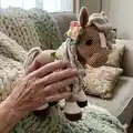 Summer Horse Amigurumi Pattern step 2 - assembly progress