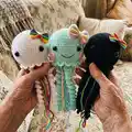 Jellyfish Crochet Amigurumi Pattern step 4 - final assembly and finishing