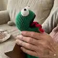 Crochet Frog Door-Stopper Amigurumi Pattern step 3 - details and accessories