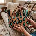 Leopard tote Pattern step 4 - final assembly and finishing