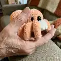 Low Sew Spider Amigurumi Pattern step 2 - assembly progress