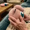 Jigglypuff Amigurumi Pattern step 2 - assembly progress