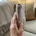 Bobble Clutch Crochet Pattern step 2 - assembly progress