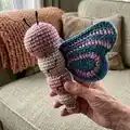 Ava the Butterfly Amigurumi Pattern step 4 - final assembly and finishing