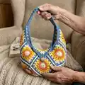 Molly Boho Bag Amigurumi Pattern step 1 - construction progress