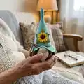 Crochet Gnome Amigurumi Pattern step 1 - construction progress