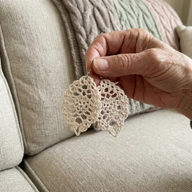 Complimentary Intermediate crochet pattern: 25 Earrings to Crochet Pattern - Simple to follow guide