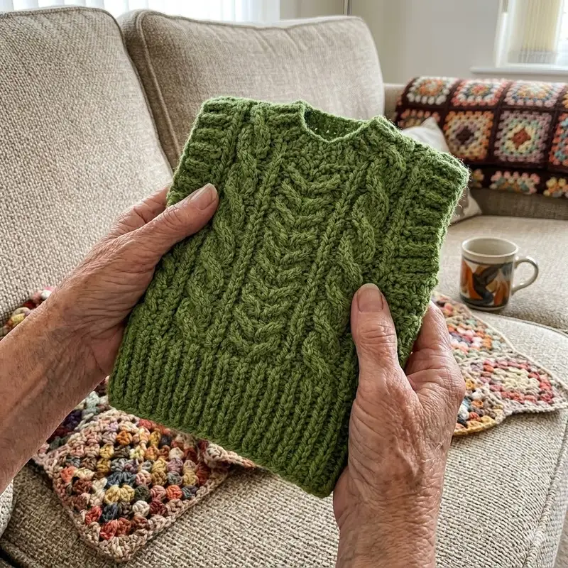 Quality crochet pattern: Guacamole Vest Pattern - Intermediate level guide with complete instructions